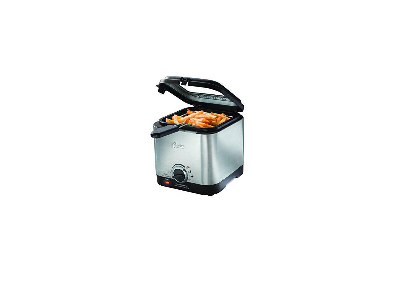 Oster 1.5 Liter Compact Stainless Steel Deep Fryer CKSTDF102SS