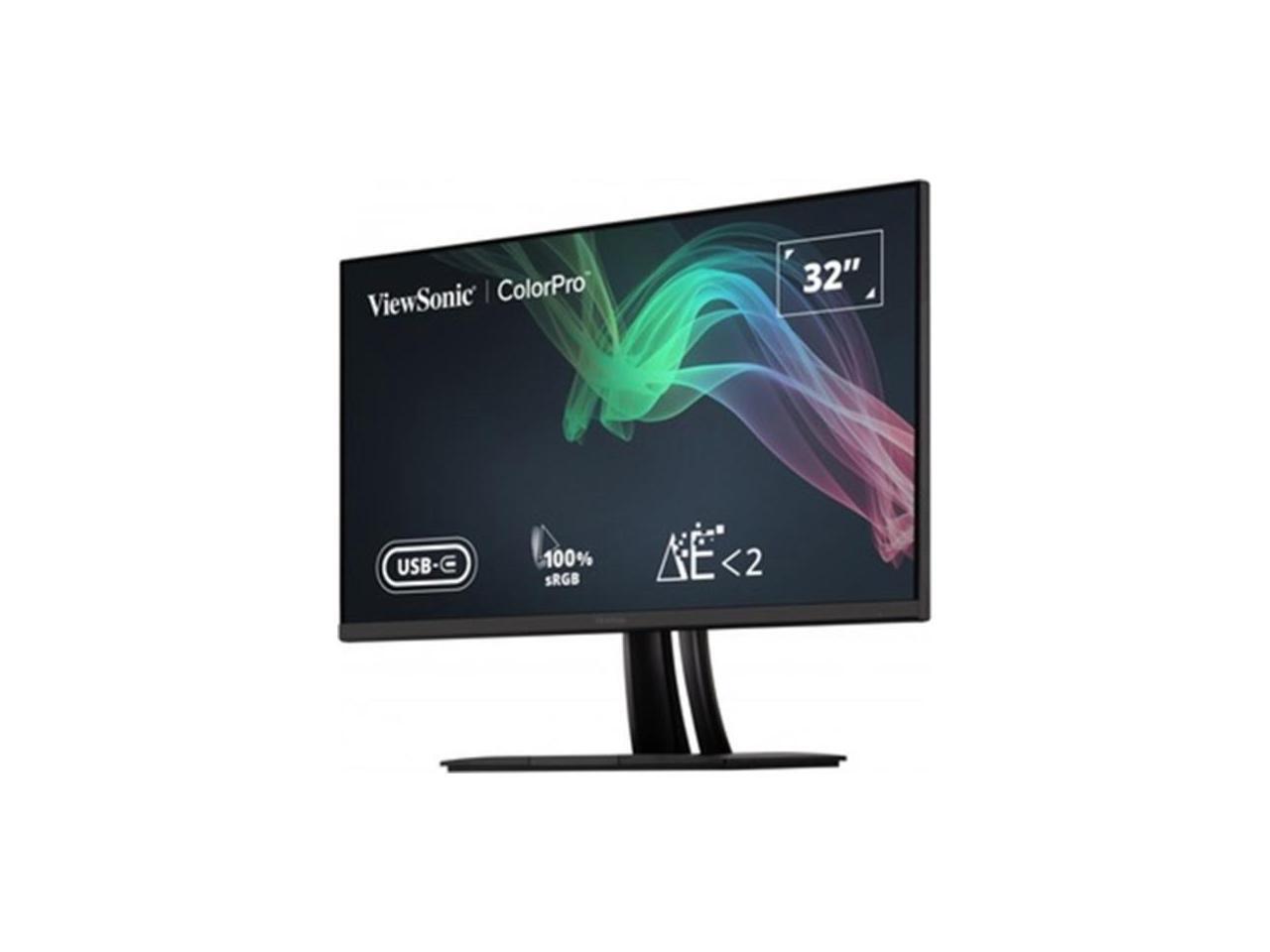ViewSonic VP32564K 32 Inch Premium IPS 4K UHD Ergonomic Monitor with