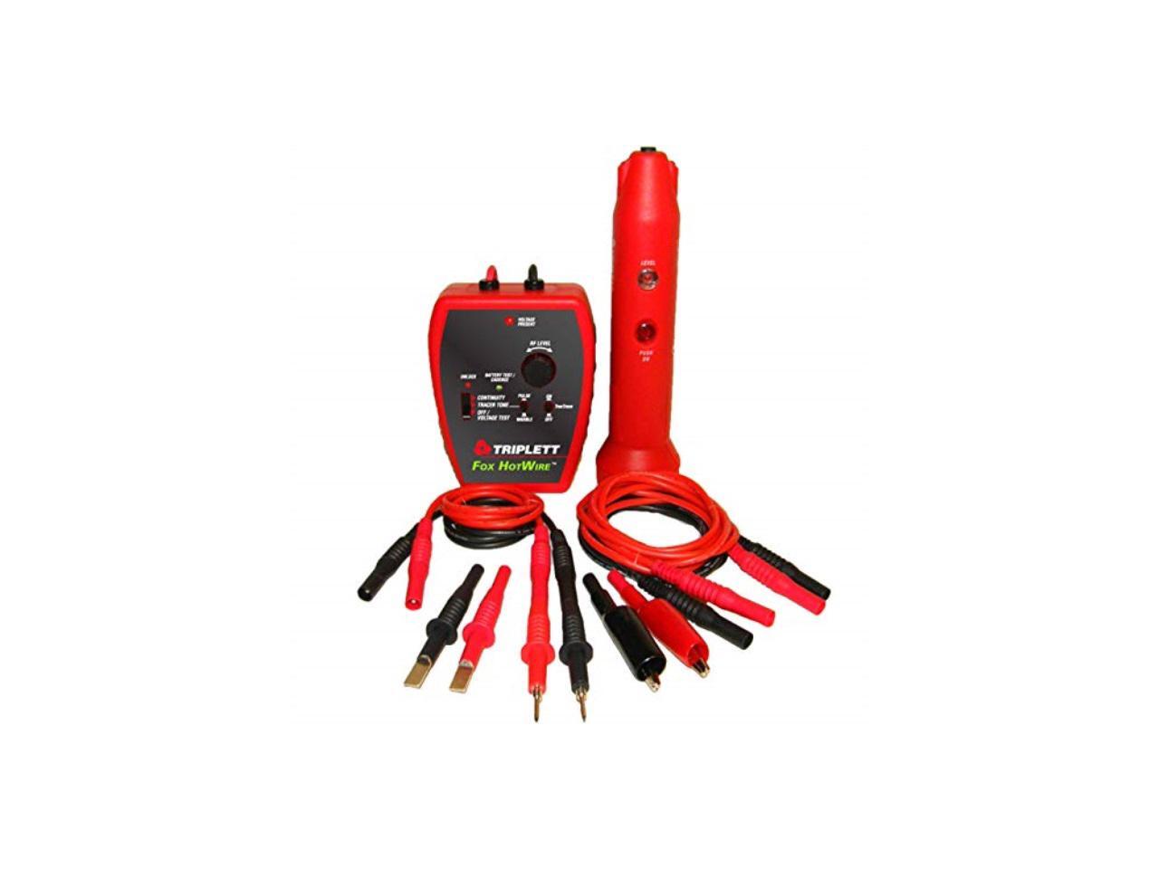 triplett fox & hound live wire circuit tracing kit tone generator and