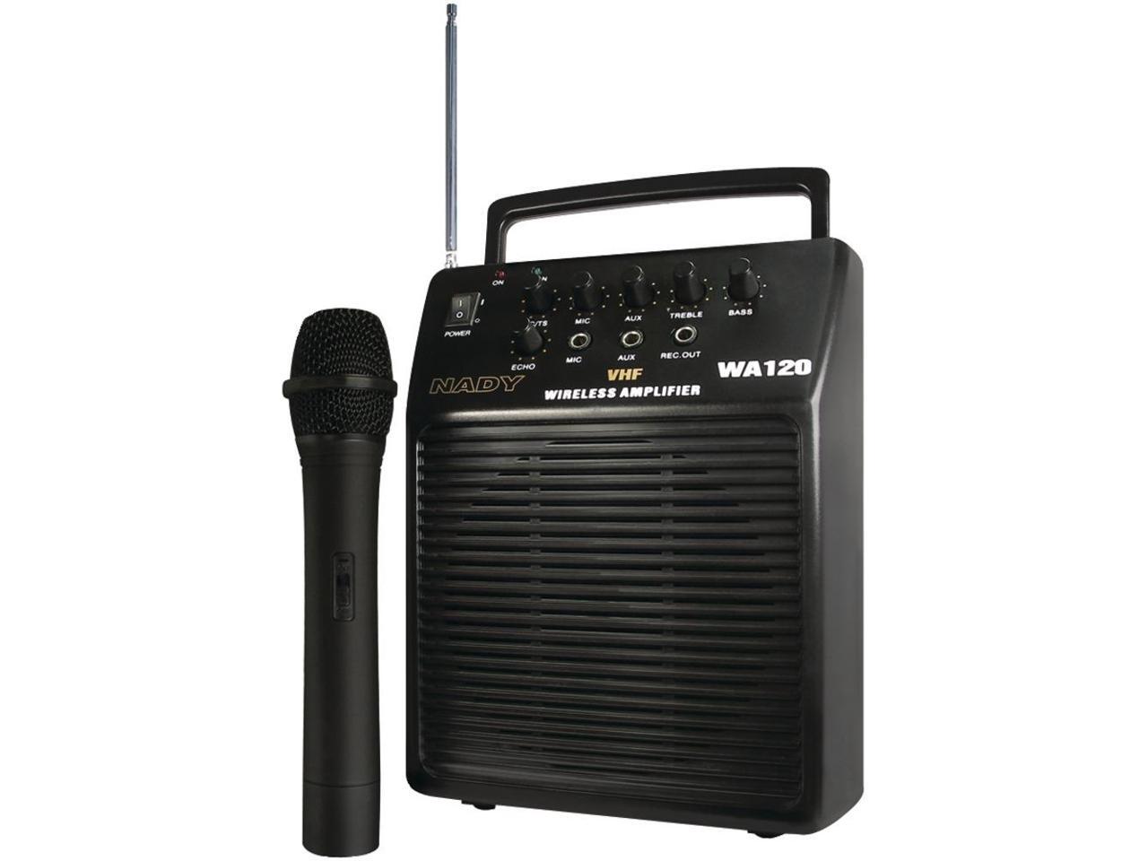 Nady WA120HT/A Portable Wireless Public Address System with HandHeld Mic/Transmitter