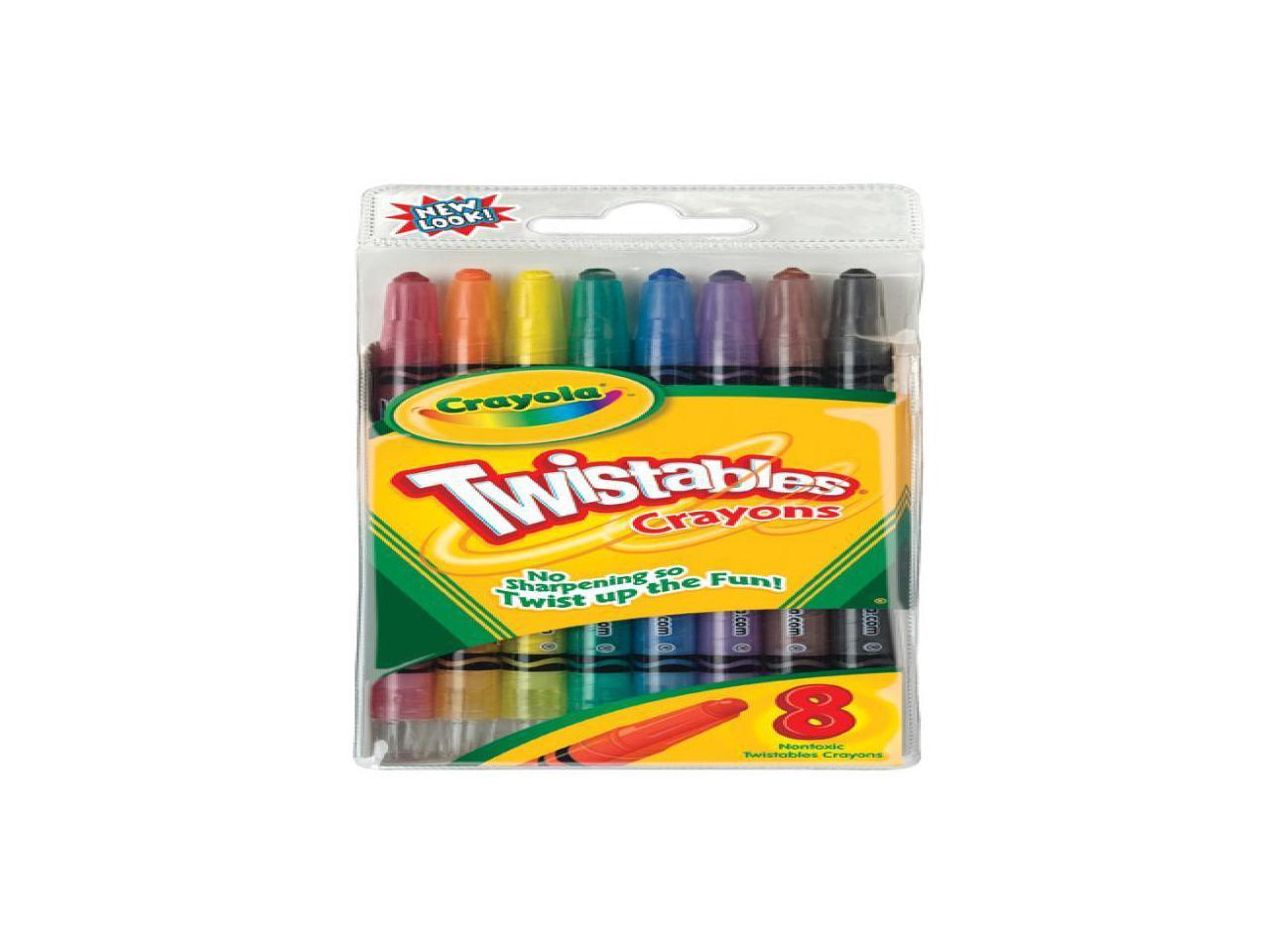 Crayola Twistable Crayons 8 Traditional Colors/Set 527408 - Newegg.com