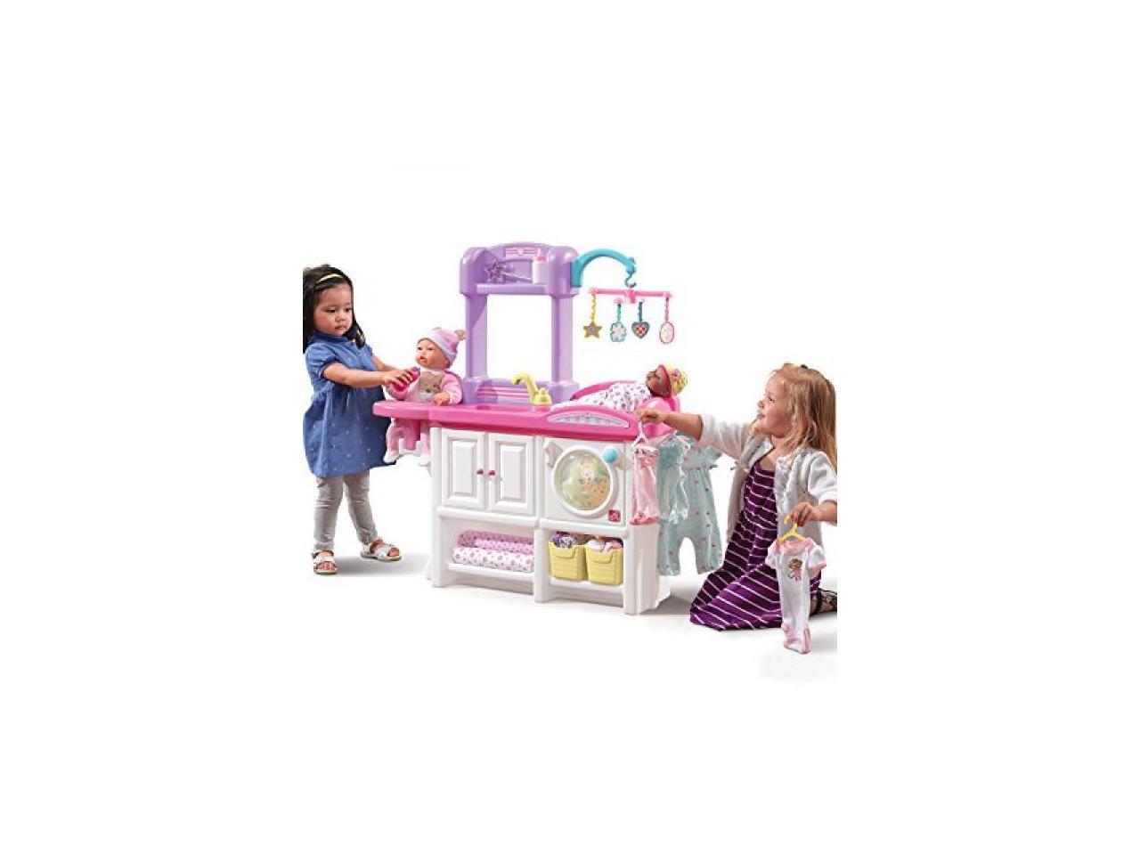 step2 love and care deluxe nursery doll furniture