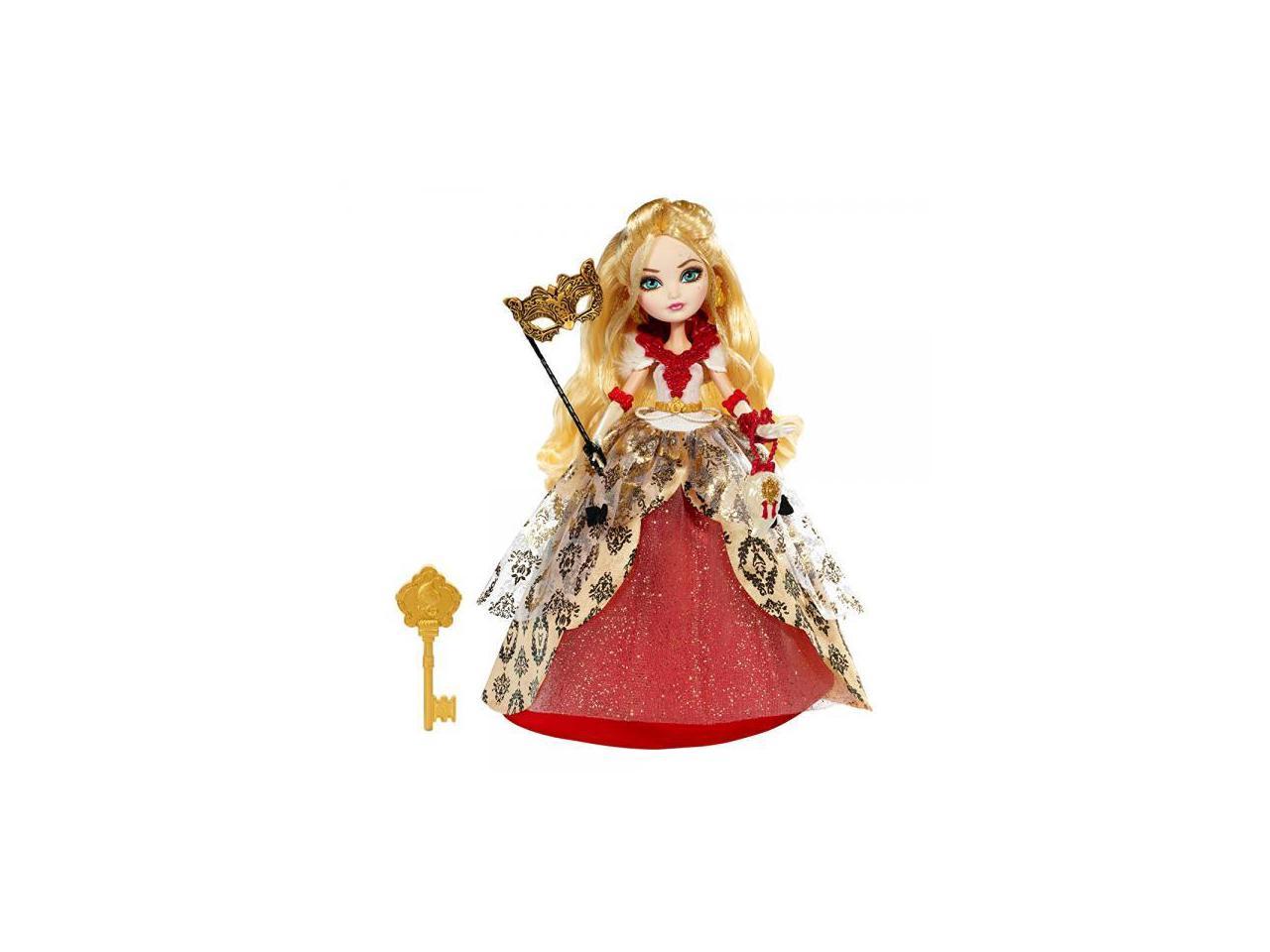 ever after high thronecoming apple white doll