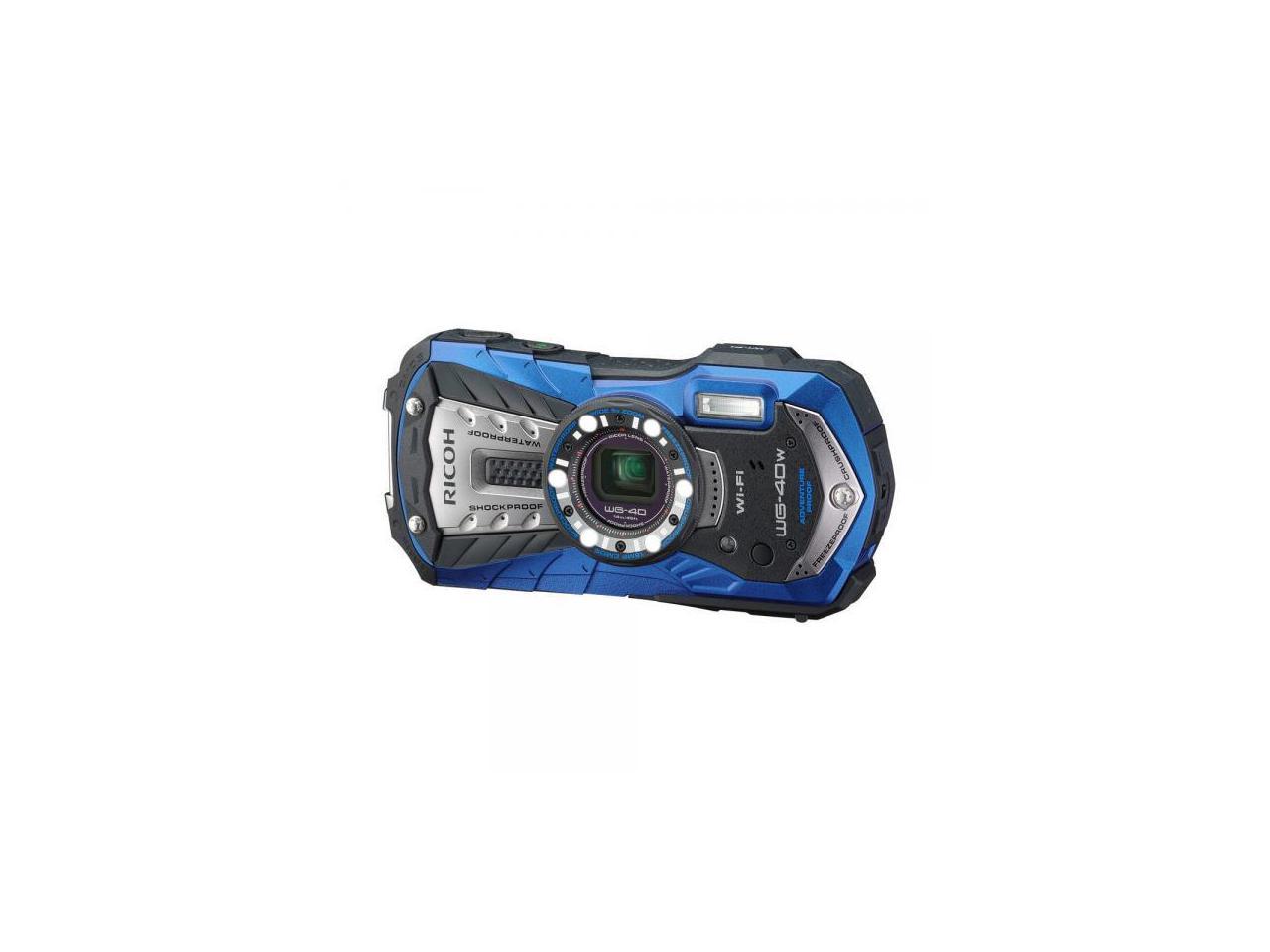 RICOH Waterproof digital camera RICOH WG-40 Blue (Japan Import 