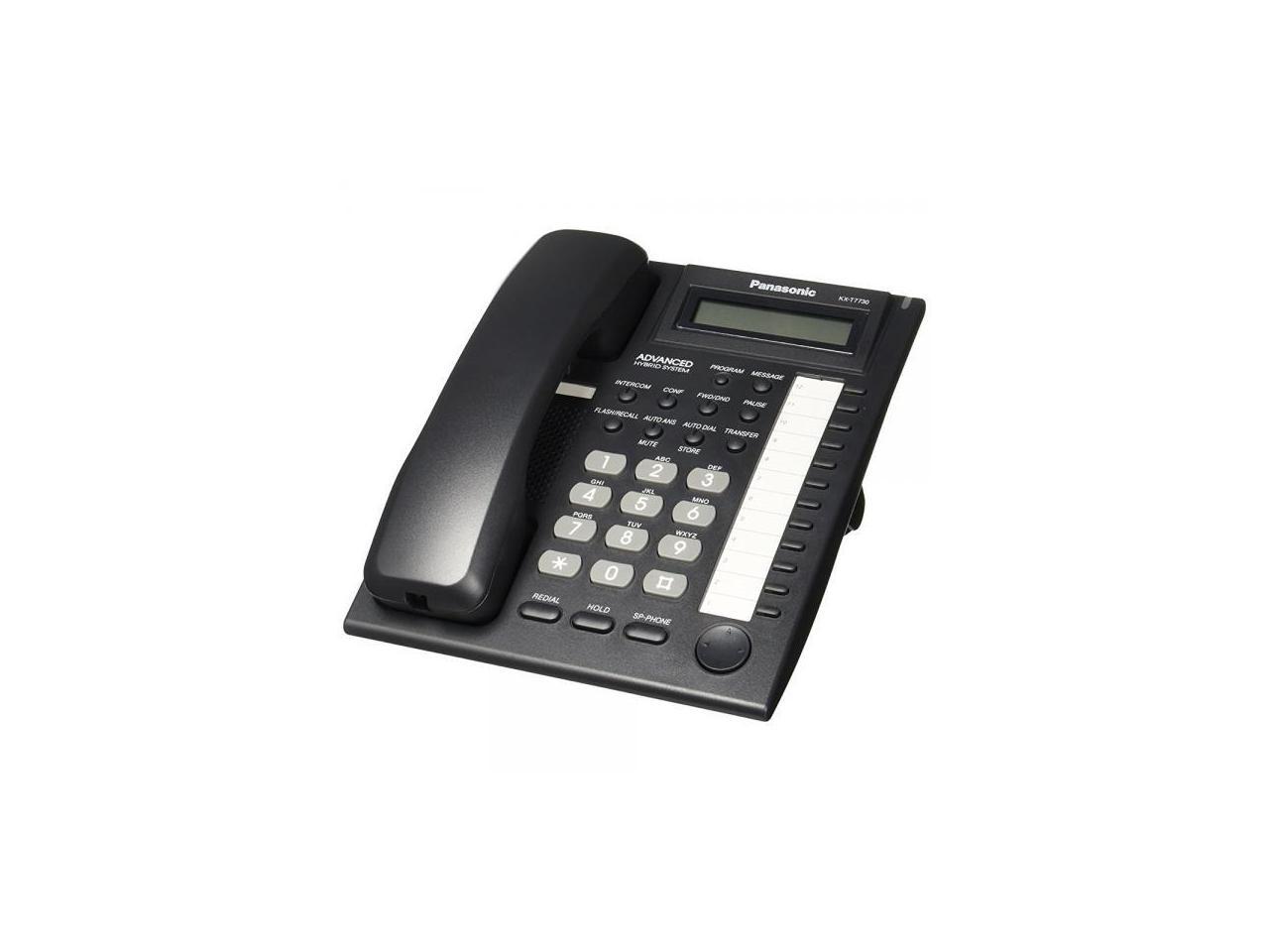 New Panasonic KX-T7730 Telephone Black 