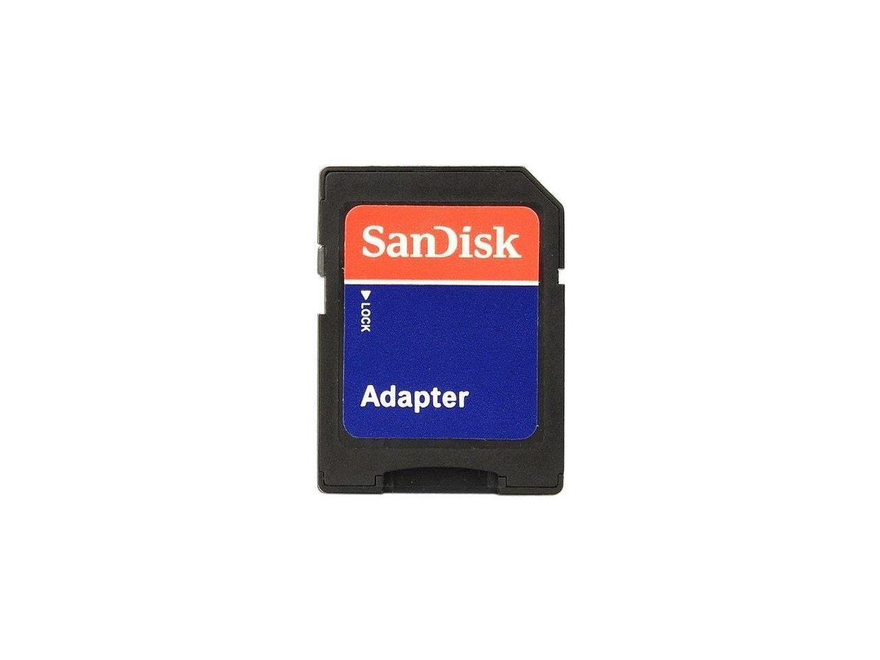 SanDisk MicroSD Micro SD To SD HC SDHC Memory Card Adapter Reader ...