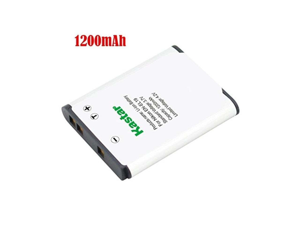 Kastar En El19 Rechargeable Li Ion Battery For Nikon Coolpix S7000 S3700 S6800 S3600 S5300 S6500 S6900 S33 S3100 S2900 S2800 S32 S3300 S3500 S50 S4300 S4100 Cameras Newegg Com