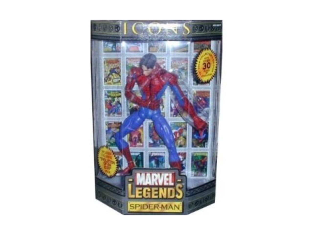 marvel legends icons spider man