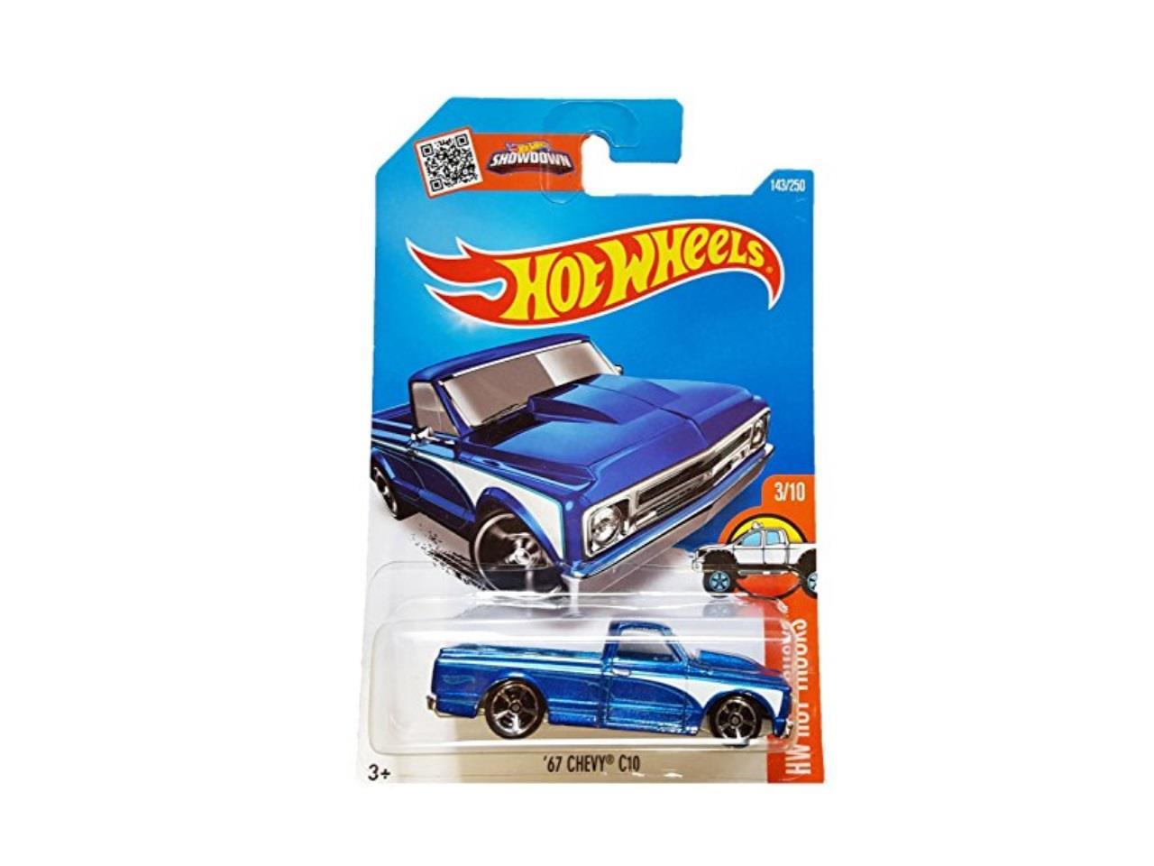 #143/250 2016 Blau Hot Wheels - HW Hot Trucks Serie 3/10 '67 CHEVY C10 