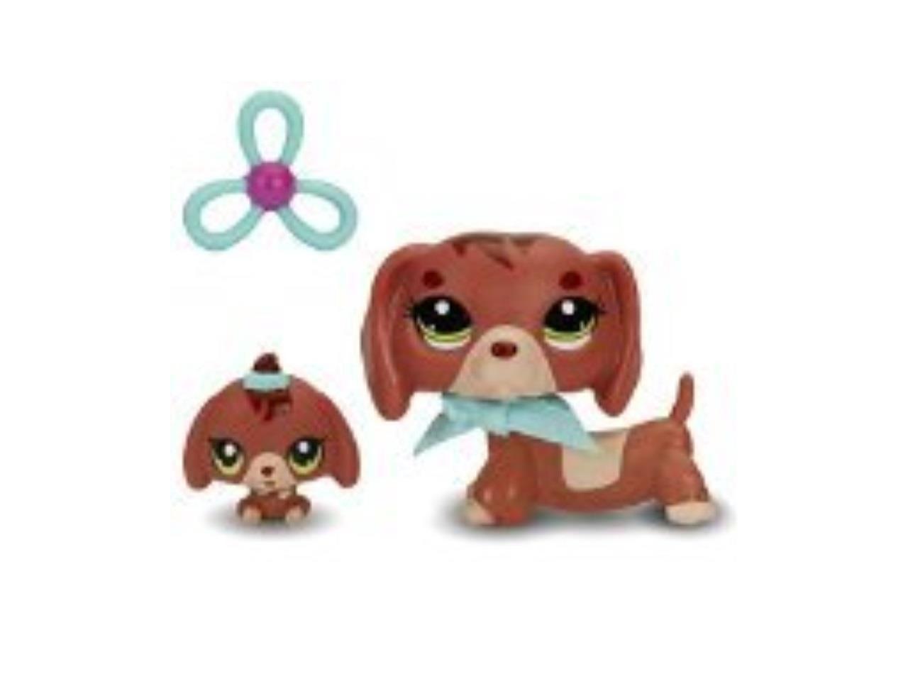 Hasbro Littlest Pet Shop Collection LPS Toys Animals Toys Dachshund Dog Puggy 