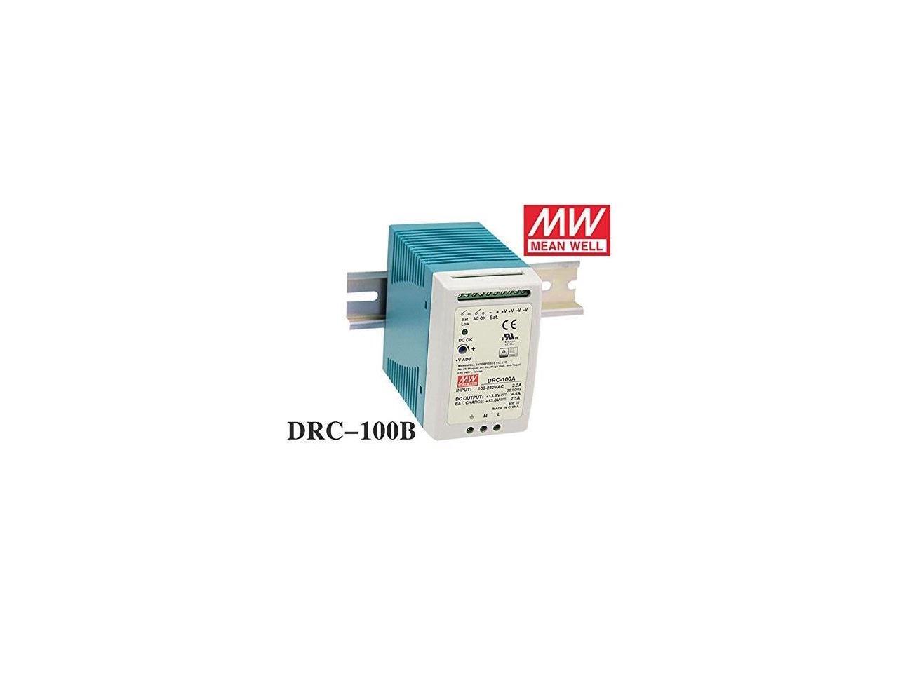 DRC-100 MEAN WELL DRC-100A 96W 12~15V meanwell din rail type security ...