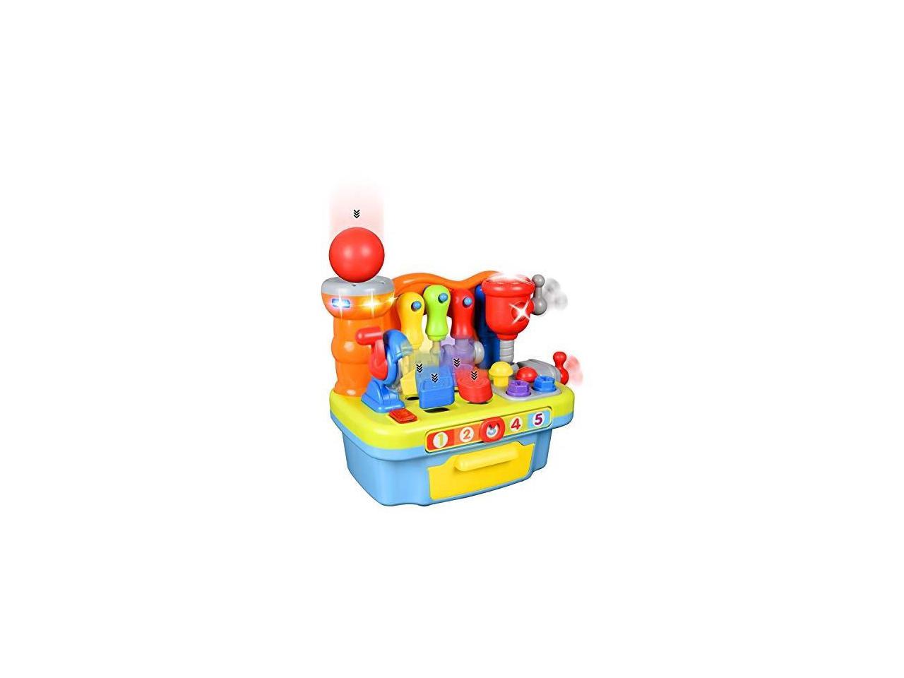 wolvol musical learning workbench toy with tools, engineering 