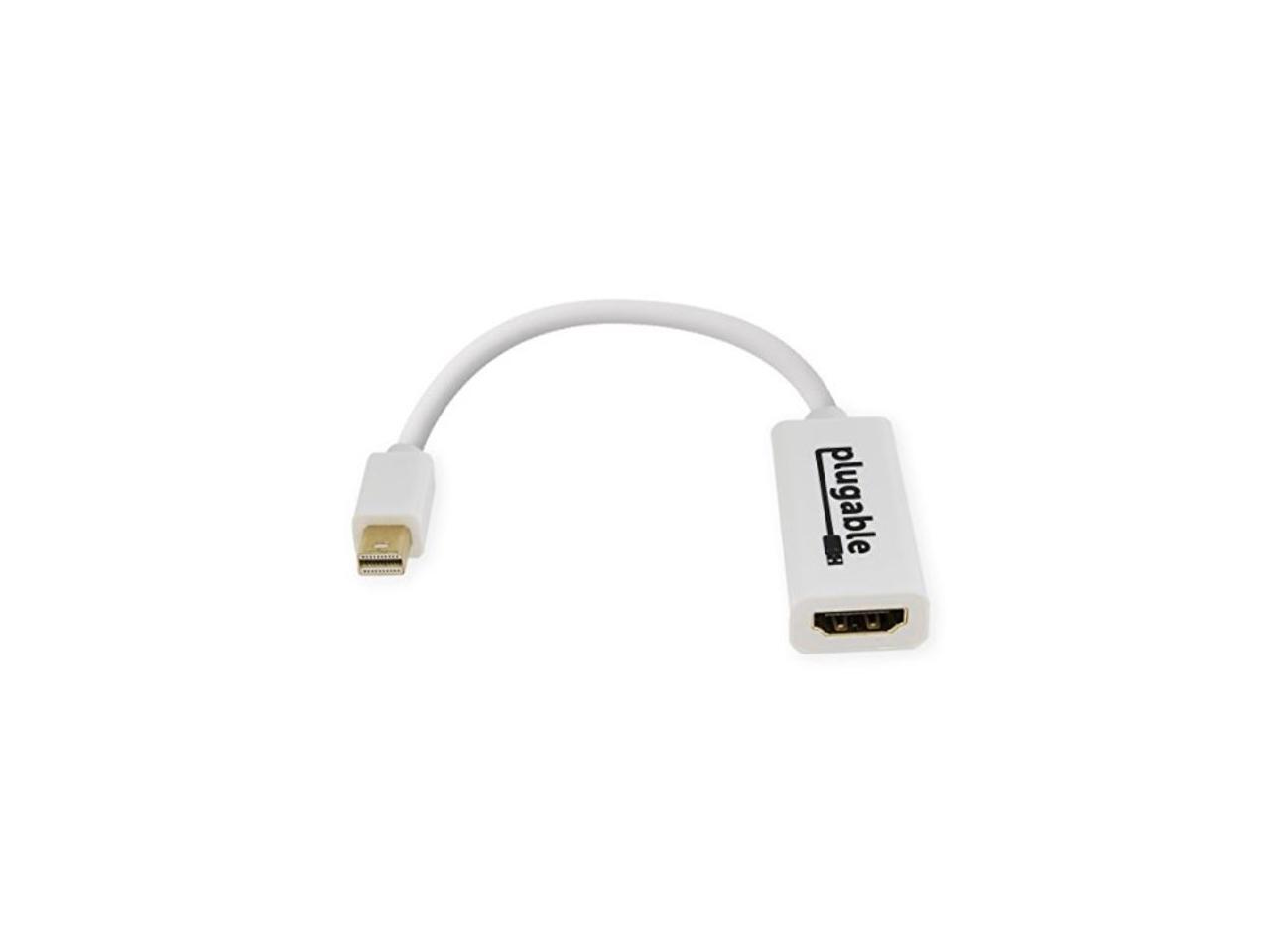 Plugable Mini DisplayPort Thunderbolt 2 To HDMI Adapter Supports Mac Windows Linux And Displays Up To 4K 3840x216030Hz Passive Driverless - ODP Business Solutions