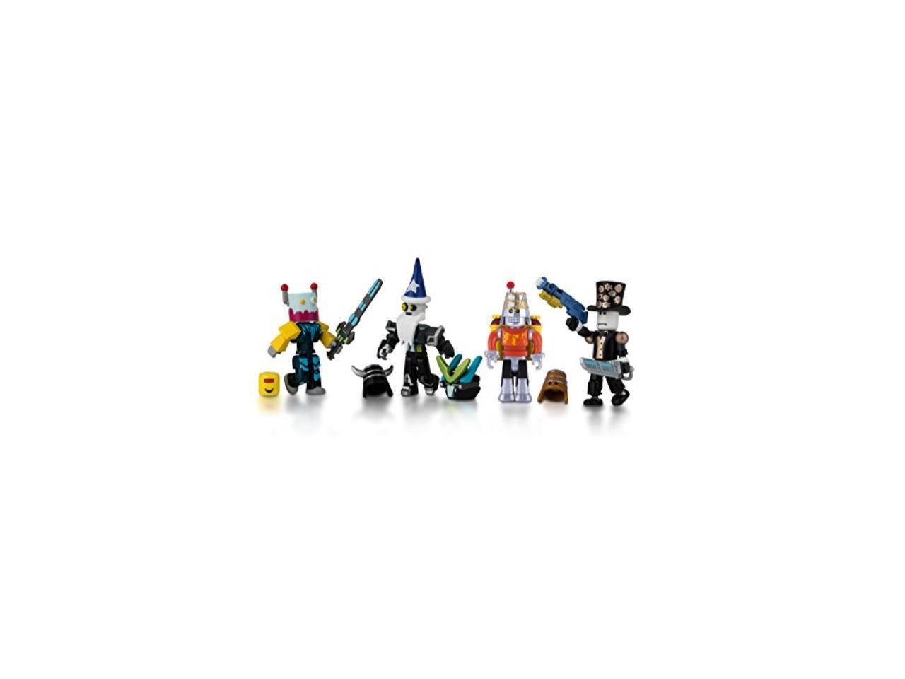 Roblox Mix Match Action Figure 4 Pack Robot Riot Newegg Com - roblox mounts holders newegg com