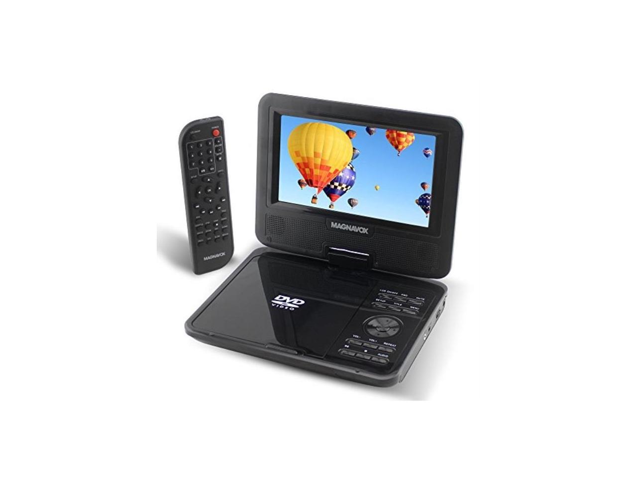 Magnavox 7 Inch TFT Swivel Screen Portable DVD/CD Player - Newegg.com