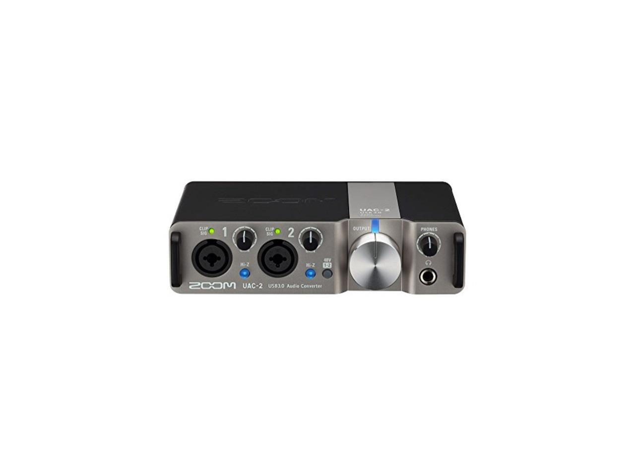 Zoom UAC-2 Two-Channel USB 3.0 SuperSpeed Audio Interface for Mac and PC