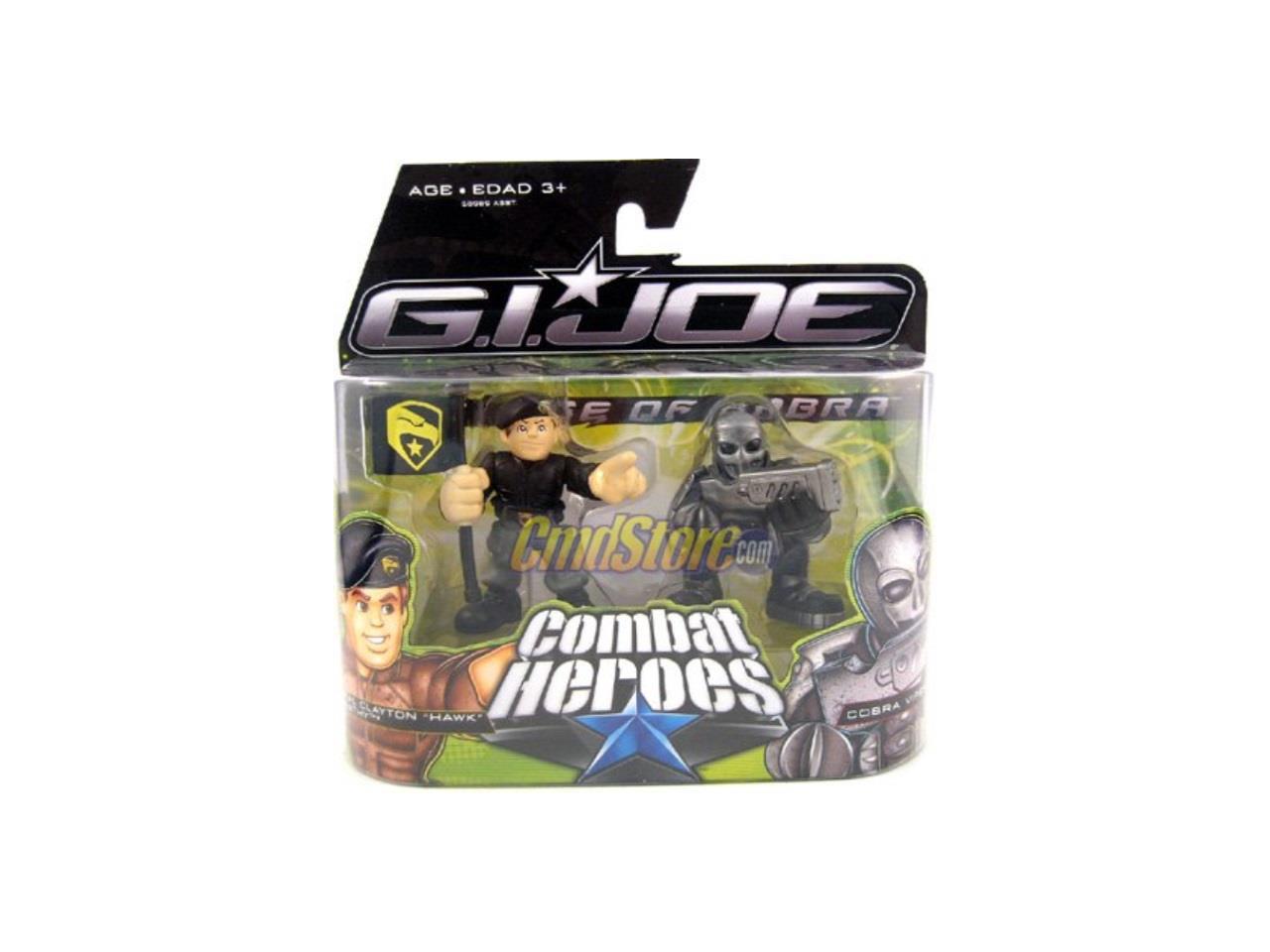 G I Joe The Rise Of Cobra Combat Heroes 2pack General Clayton Hawk Abernathy And Cobra Viper Newegg Com