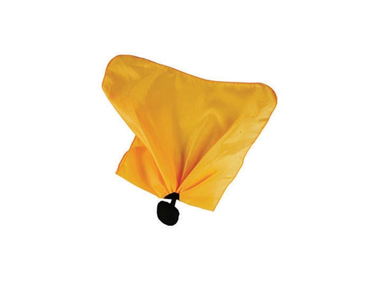 Black/Gold Smitty Officials Football Penalty Flag with Center Weight Ball 