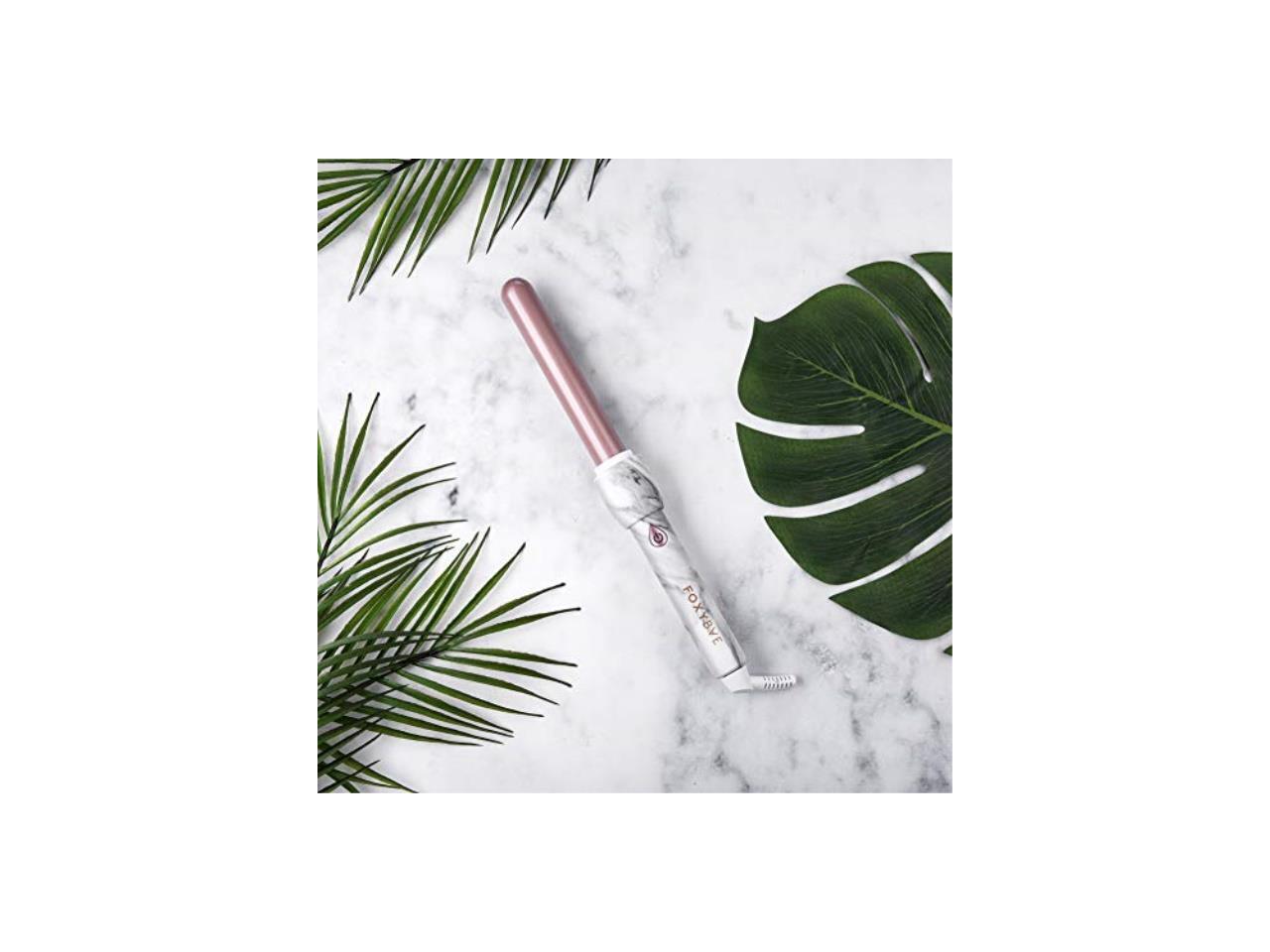 foxybae marble rose gold flat iron