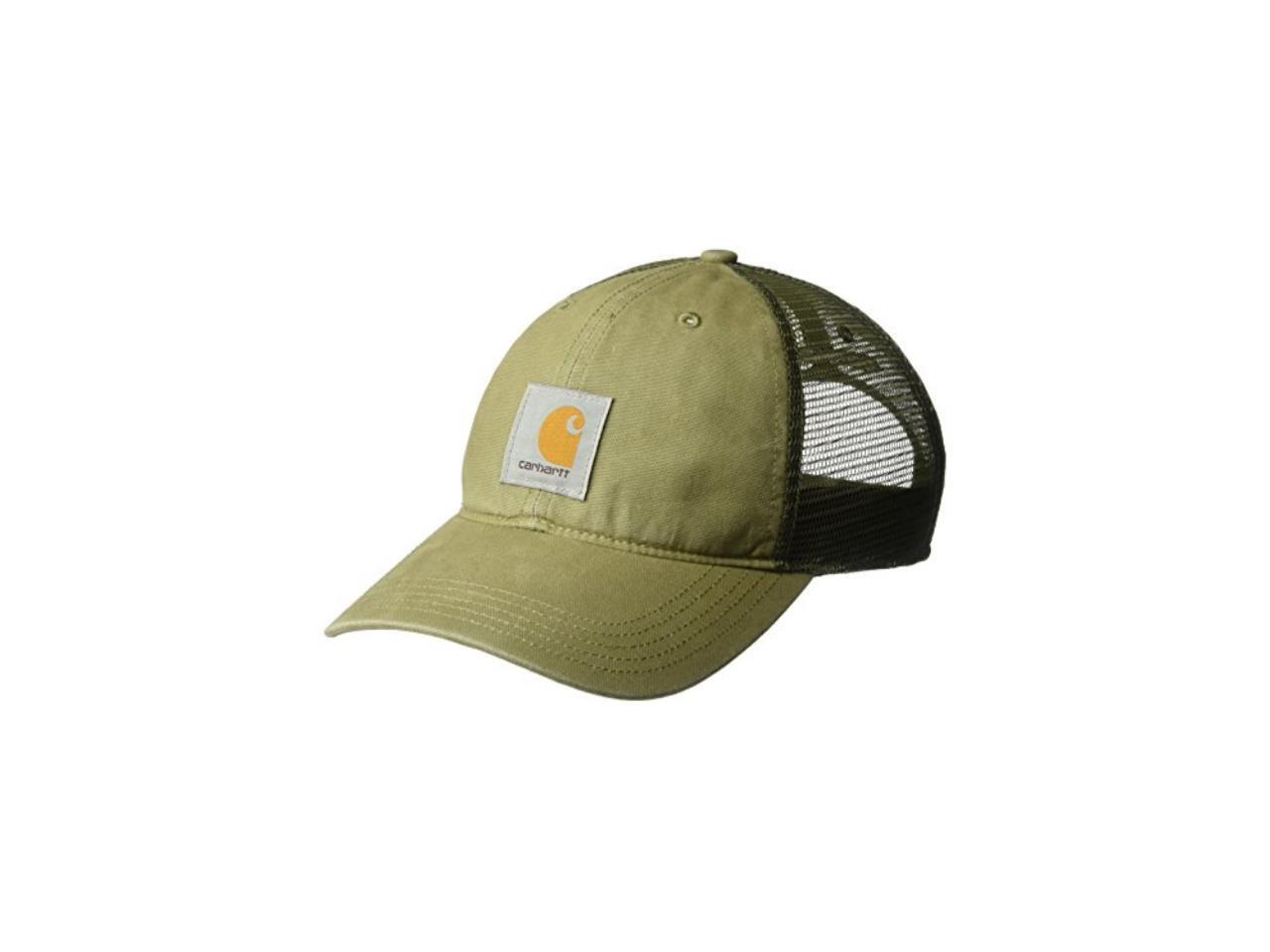 carhartt men's buffalo sandstone meshback cap