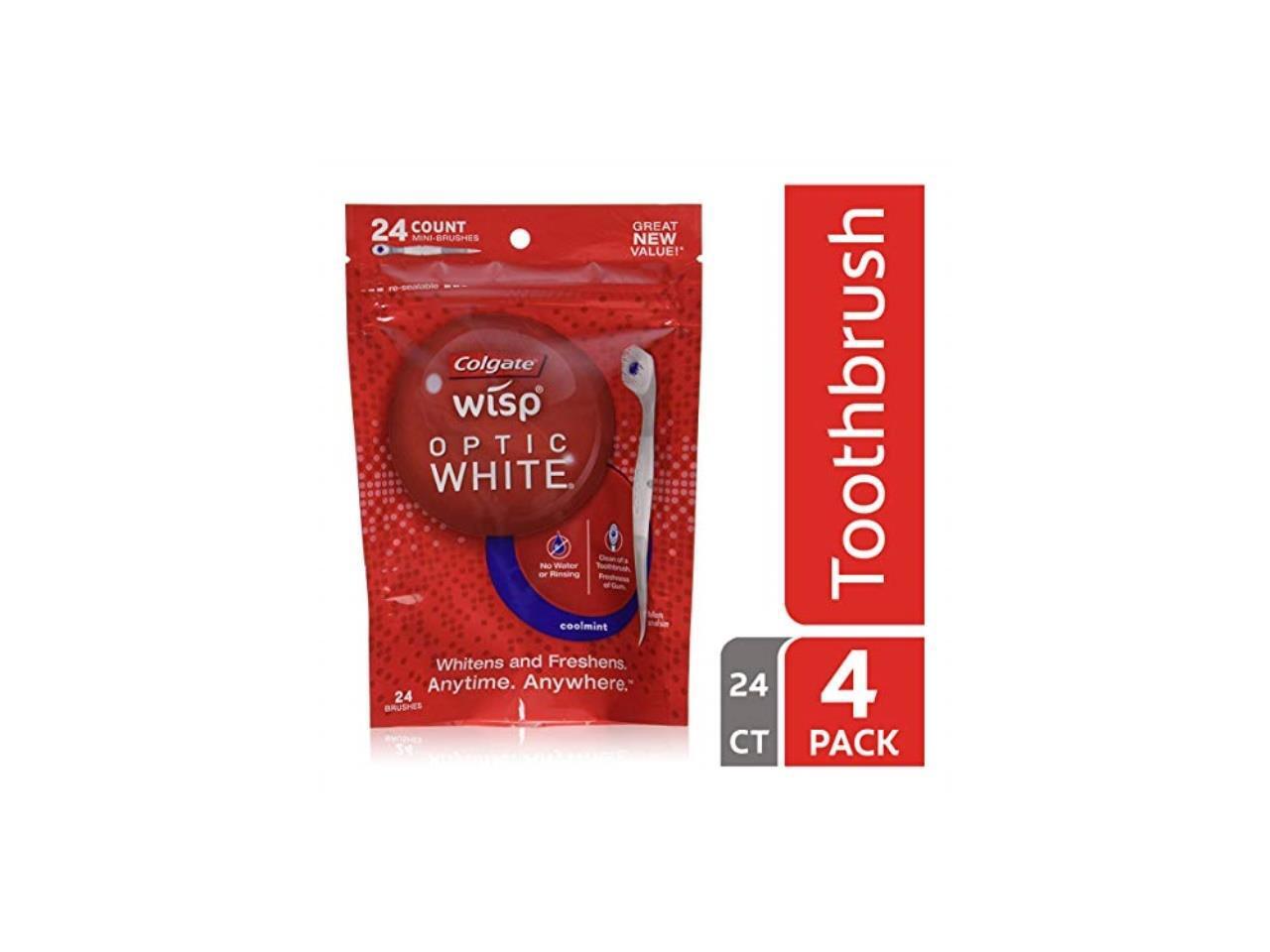 colgate optic white wisp disposable mini toothbrush