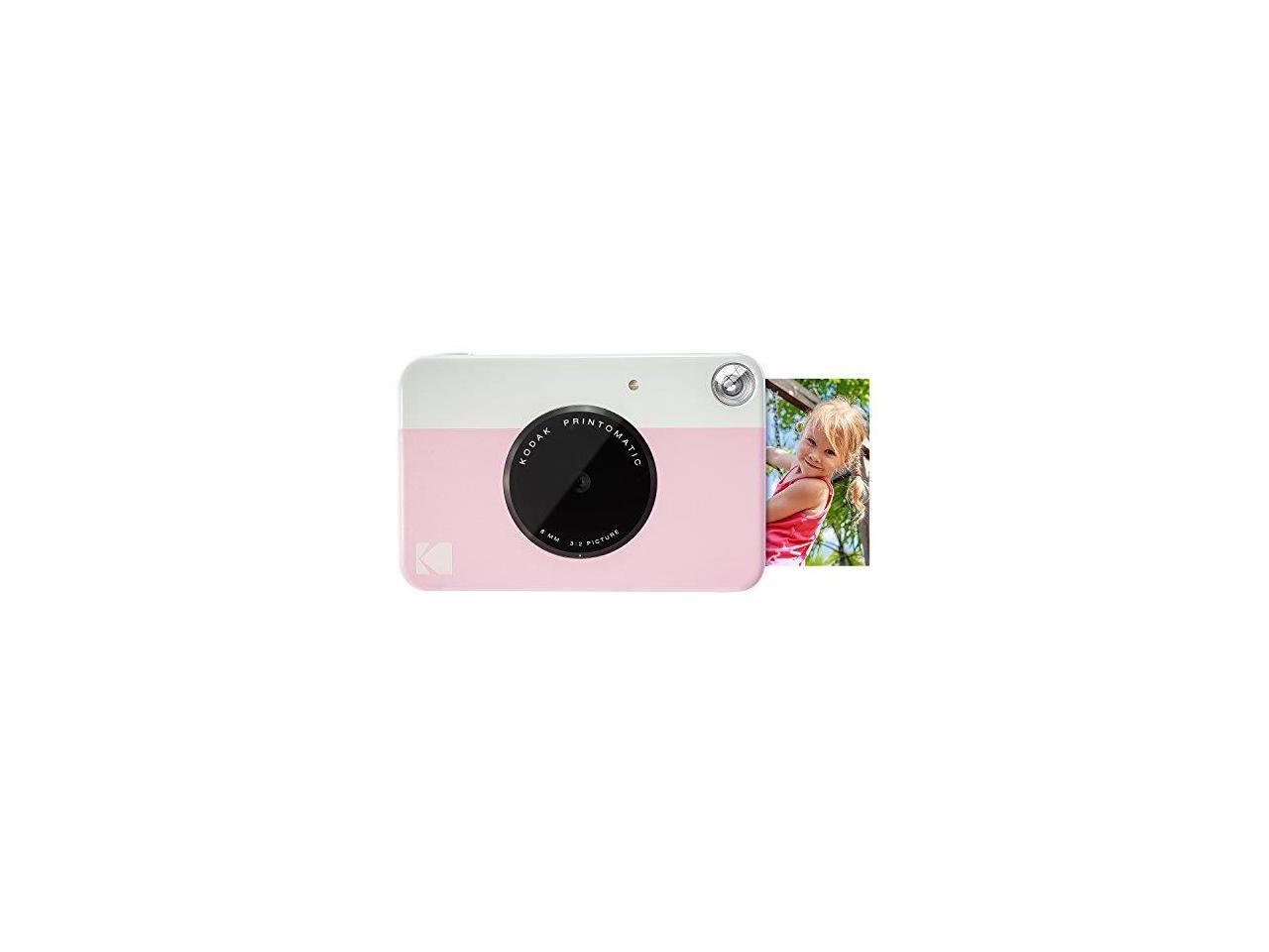 Kodak PRINTOMATIC Digital Instant Print Camera (Pink), Full Color
