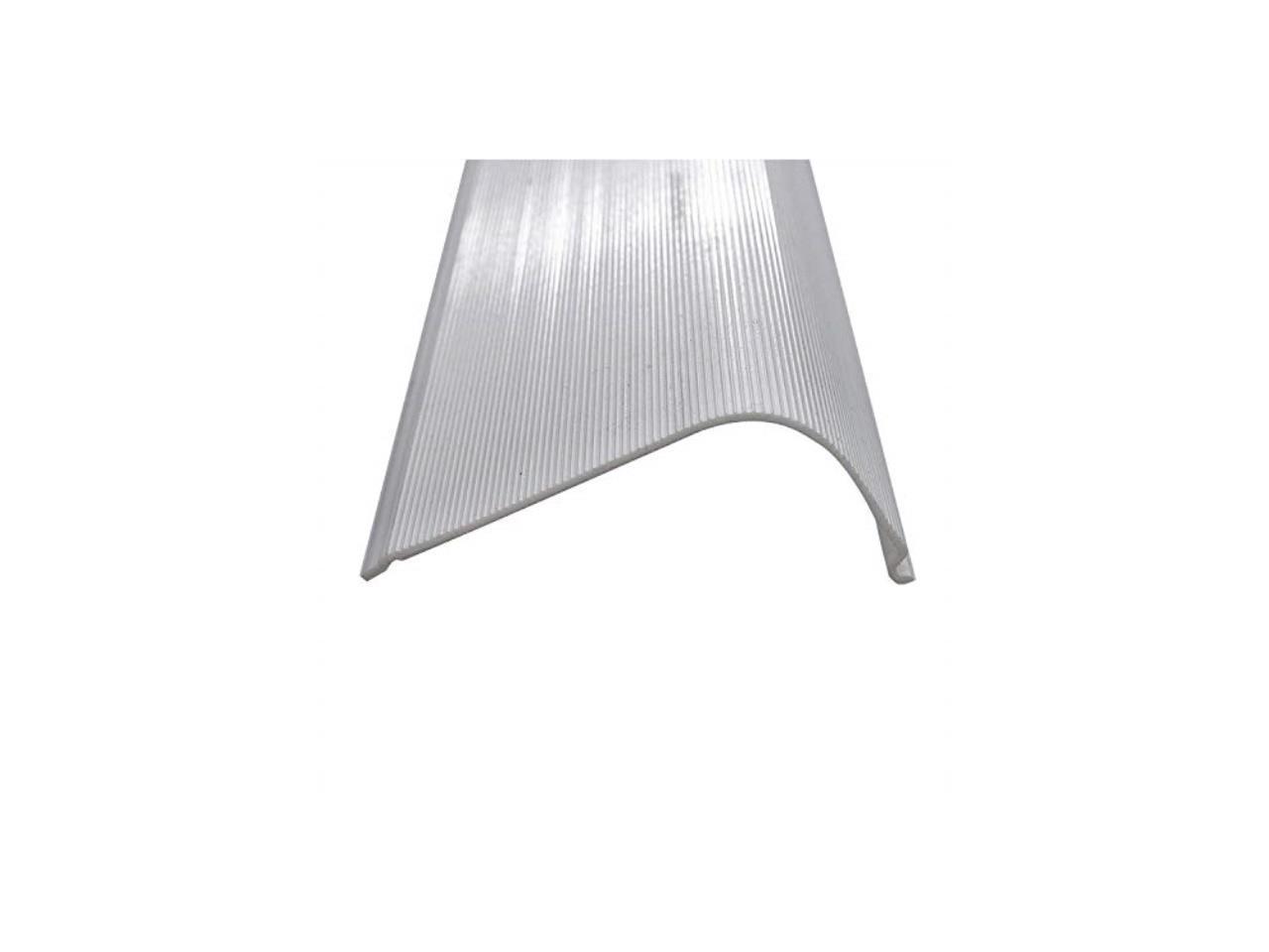 18" 177/8" under diffuser white ribbed replacement cover lens