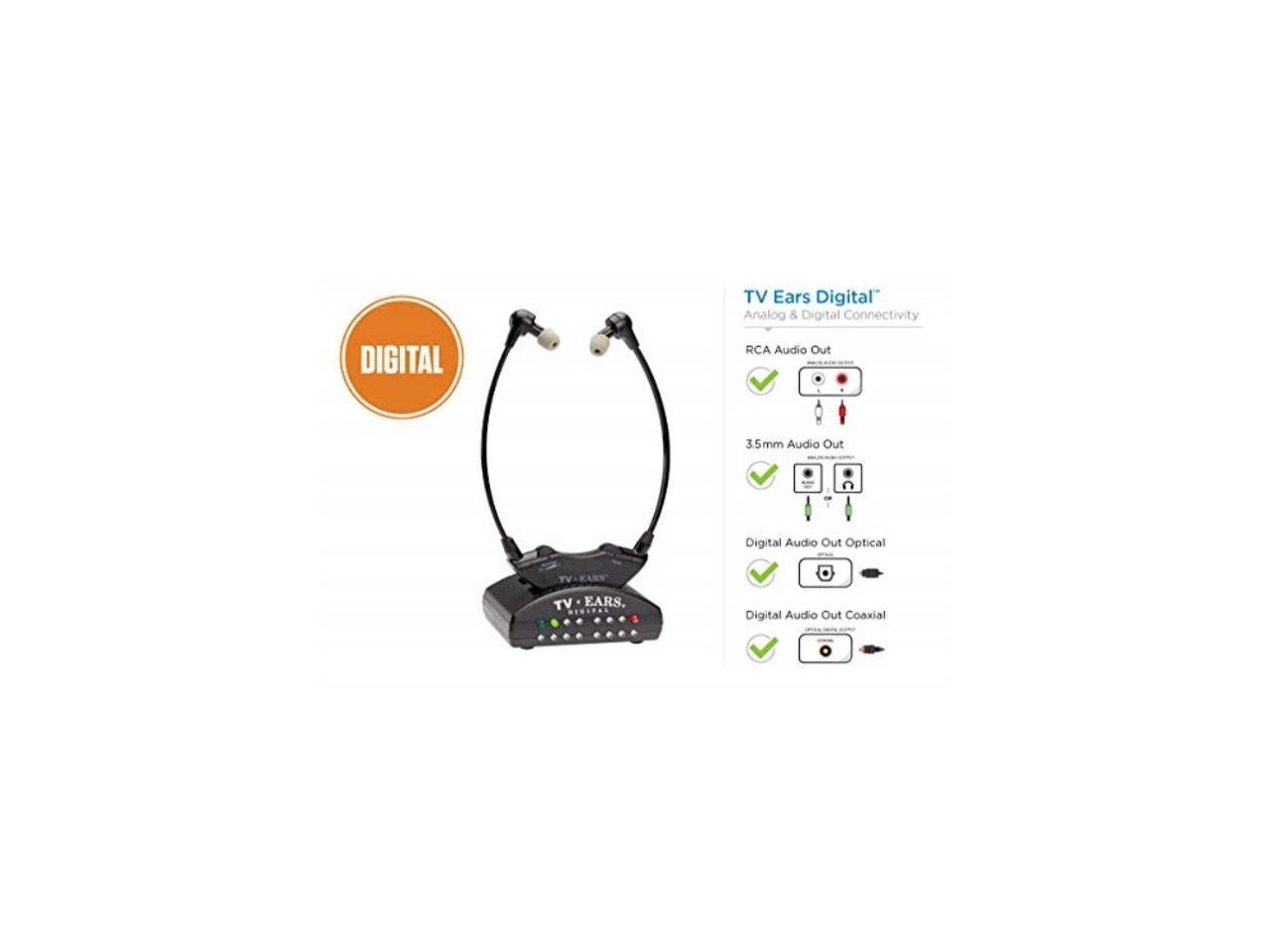 tv ears digital headset