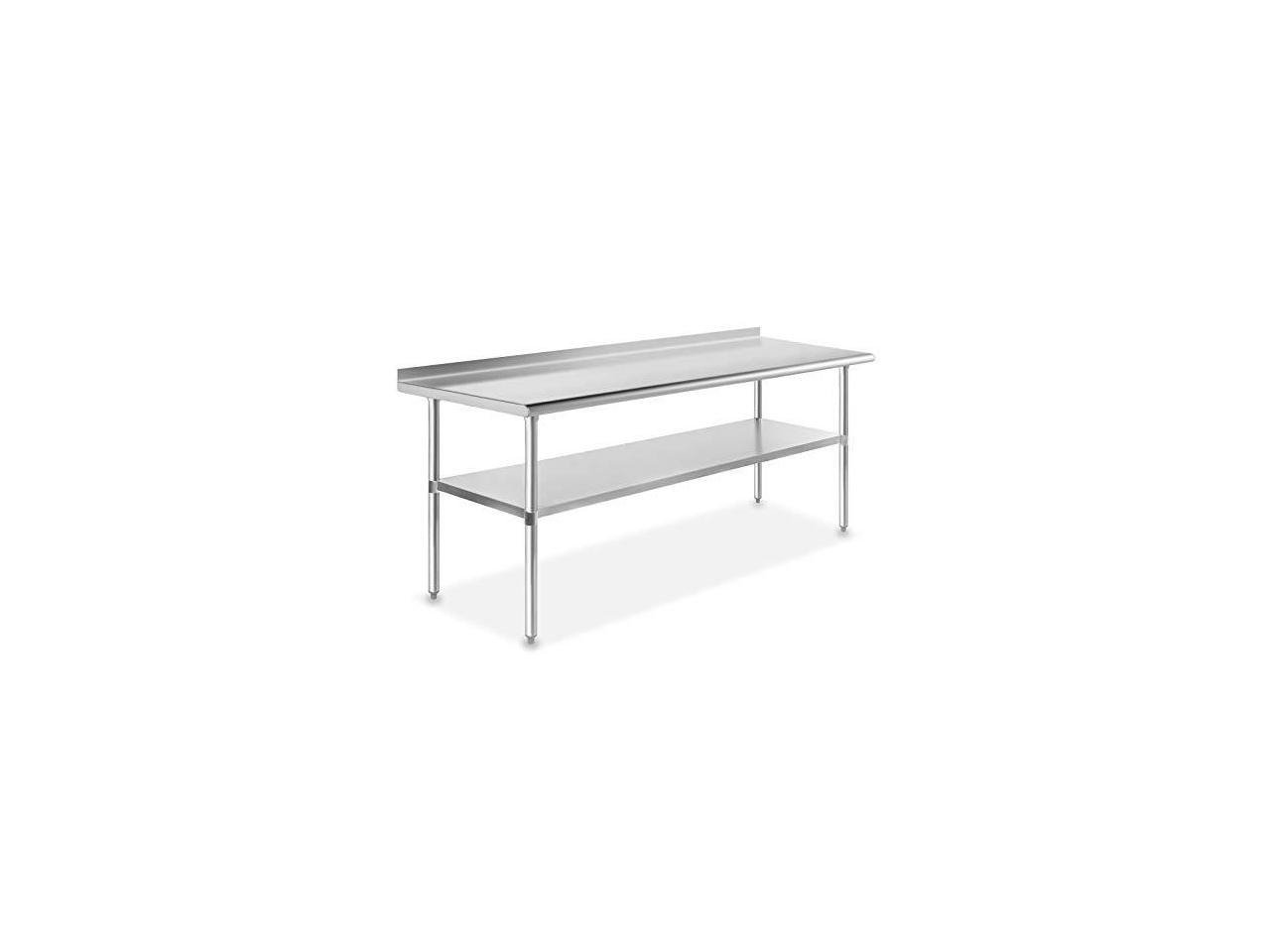 nsf stainless steel commercial kitchen prep and work table