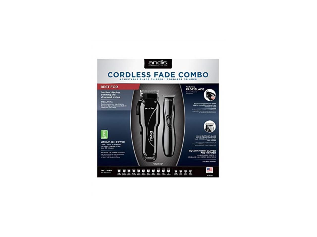 andis 75020 cordless fade combo
