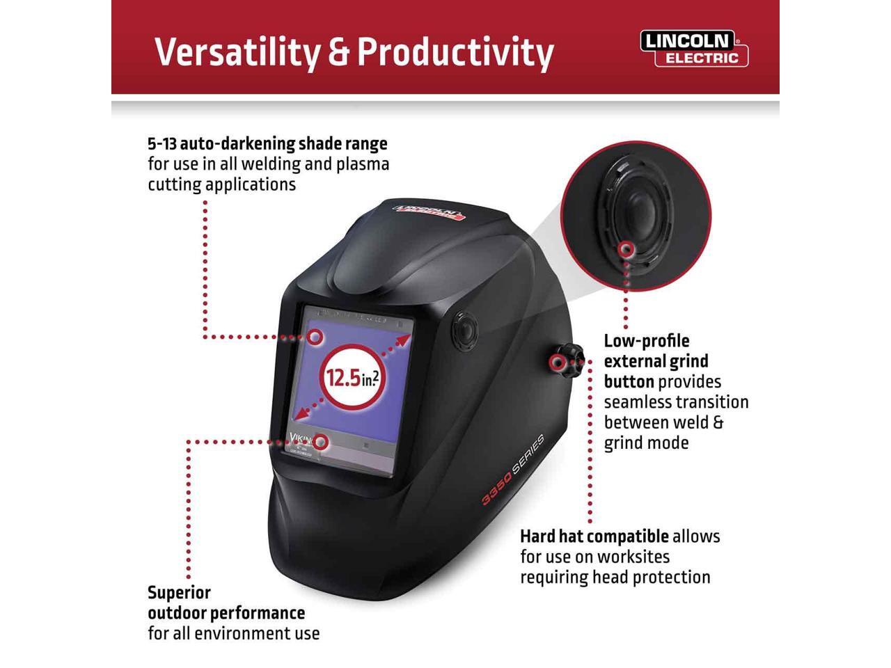 Lincoln Electric K30344 VIKING 3350 Auto Darkening Welding Helmet with