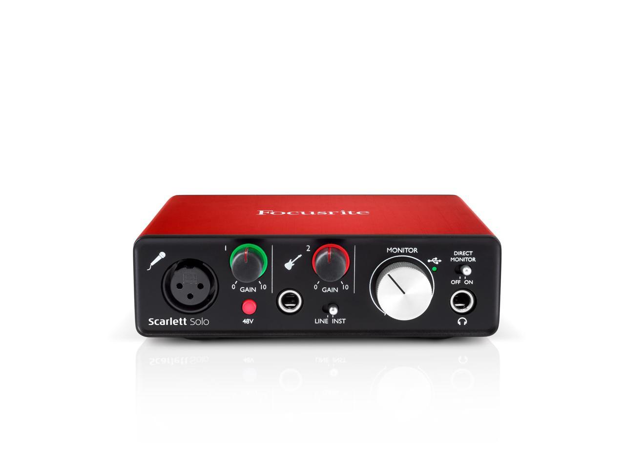 Звуковая карта focusrite scarlett solo 2nd gen