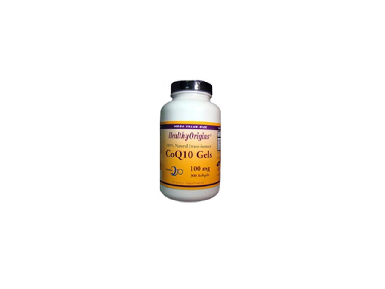 Healthy Origins Coq10 Gels 100 Mg 300 Softgels Newegg Com