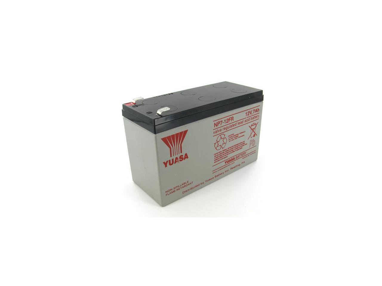 Yuasa NP7-12FR 12V/7Ah Sealed Lead Acid Battery-F1 Terminal - Newegg.com