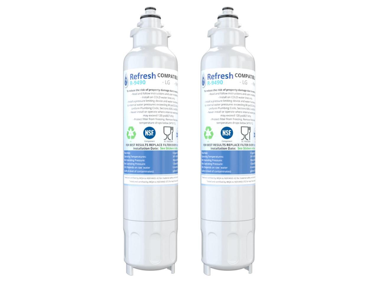 by Refresh Replacement For LG LFXC24726S Refrigerator Water Filter 