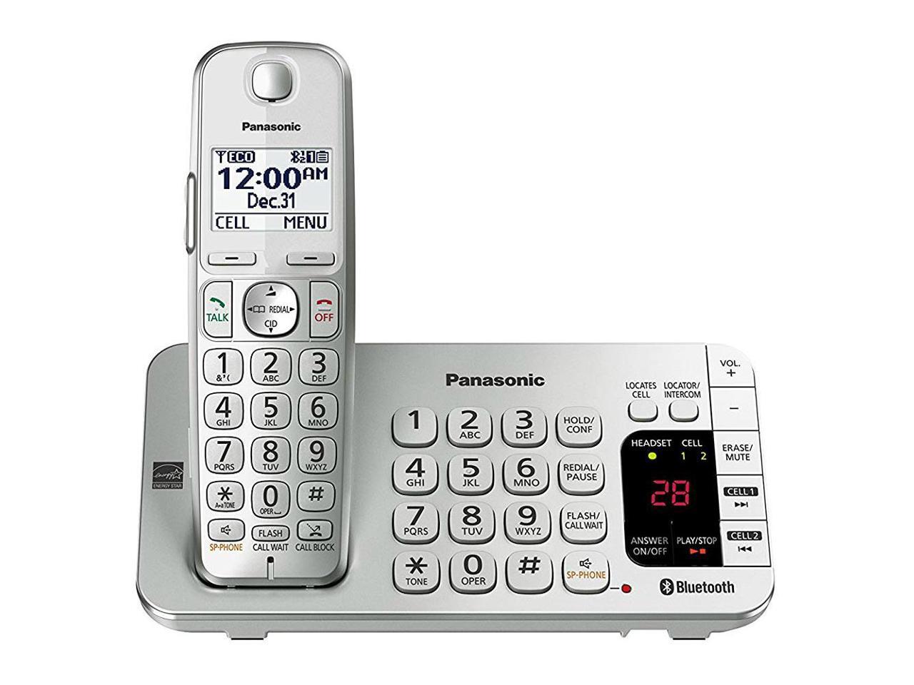Panasonic KXTGE474S 4 Handset Cordless Phone