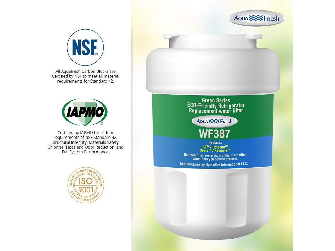 Replacement MWF Water Filter For GE PSHS6MGZBESS Refrigerator by Aqua Fresh 2