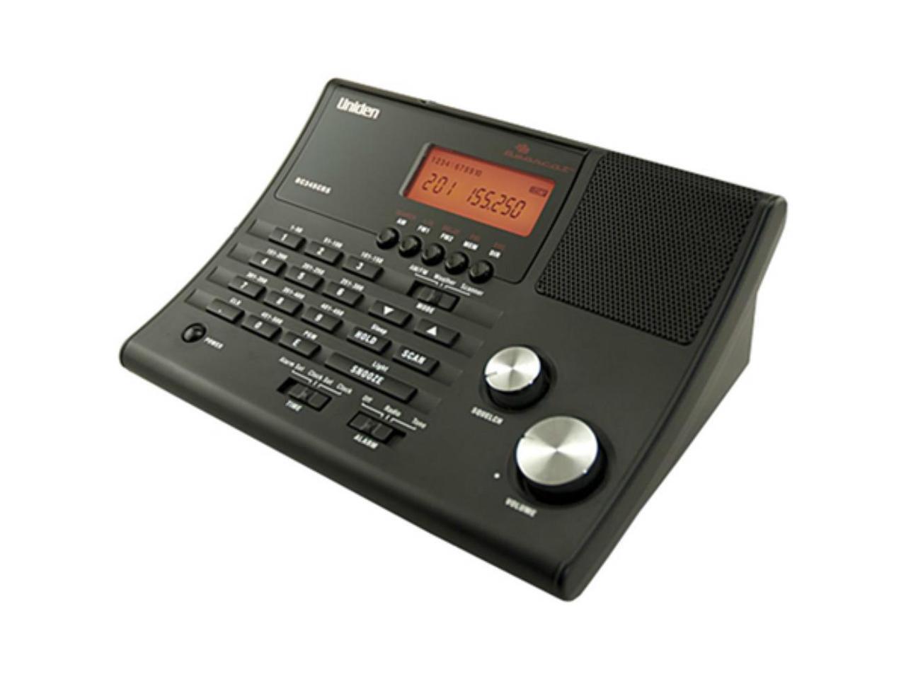 Uniden BC365CRS FM Radio Scanner w/ LCD Display, Clock/Alarm, Weather