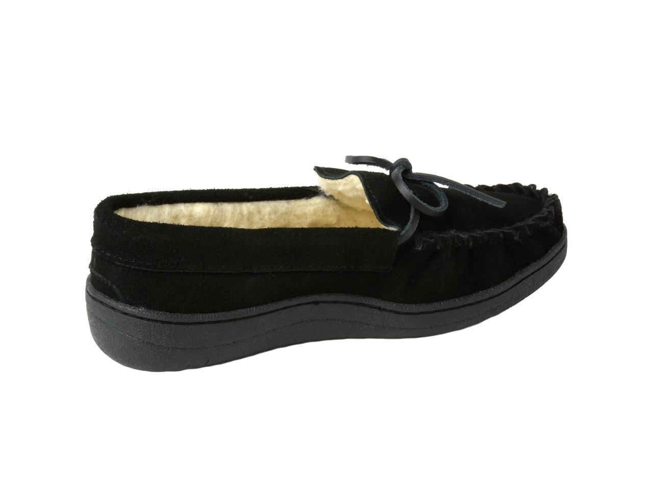 alpine swiss womens suede moccasin slippers