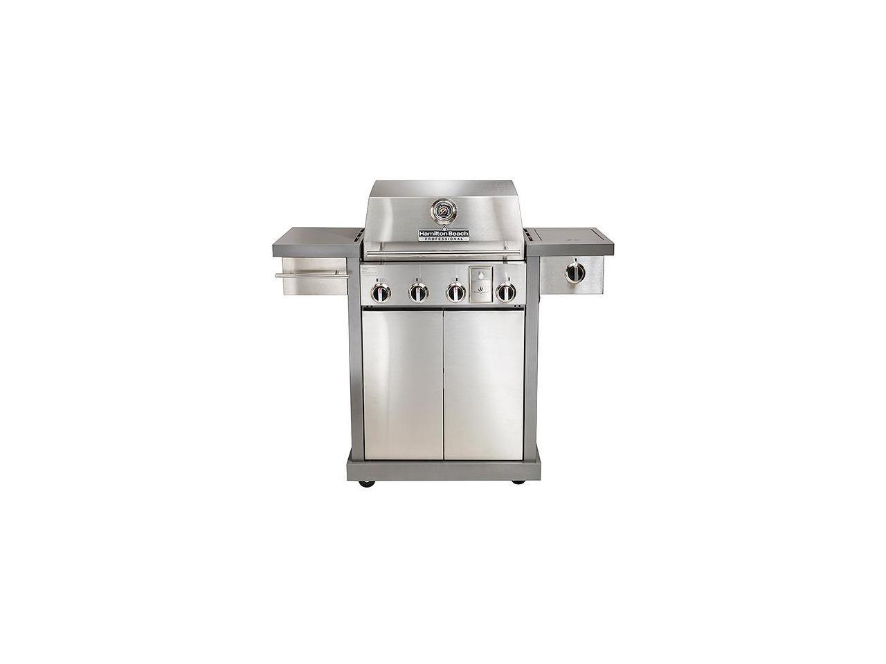 Hamilton Beach GrillStation 5 Burner Gas Grill Stainless Steel