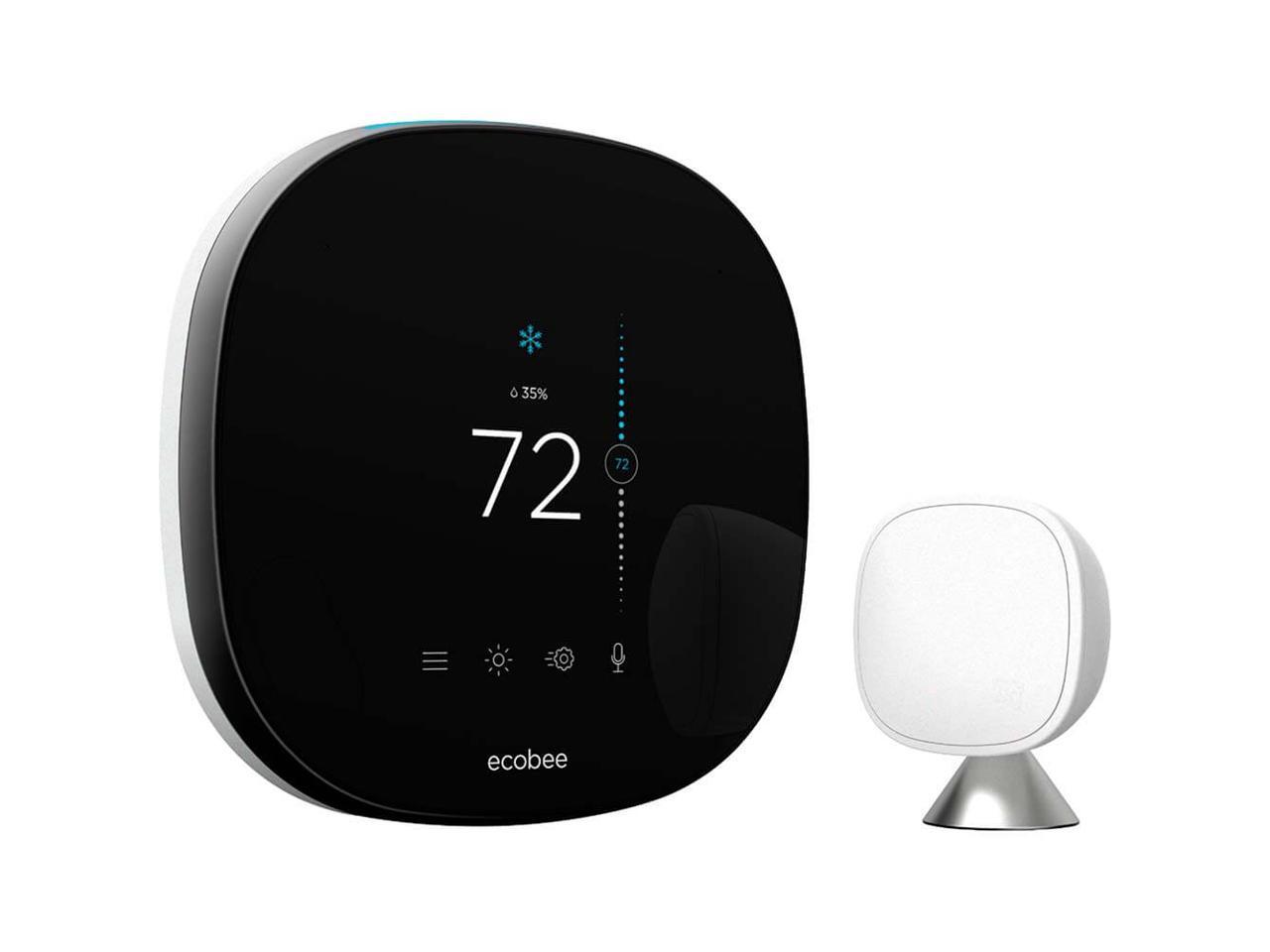 Ecobee Smart Thermostat with Voice Control Compatible with Google