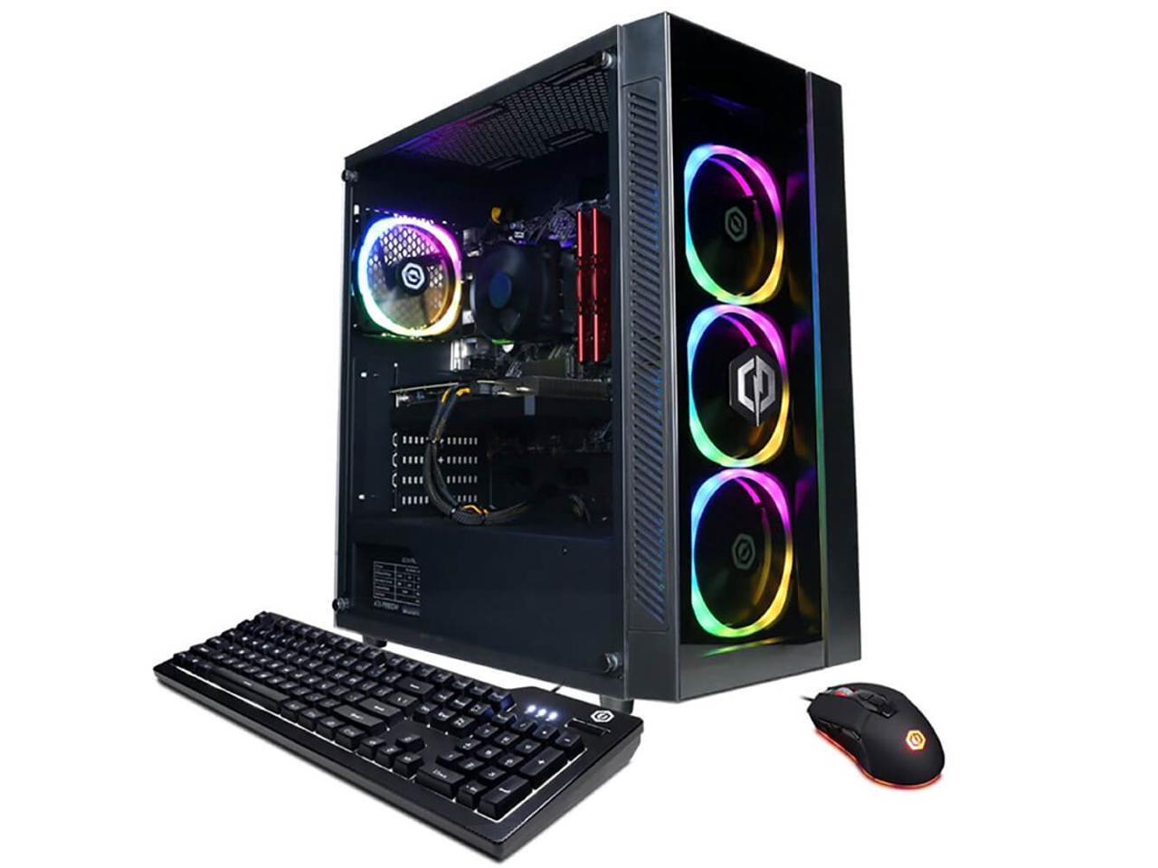 CyberpowerPC Gaming Desktop Gamer Master GMA9100CPGV3 Ryzen 5 5000 ...