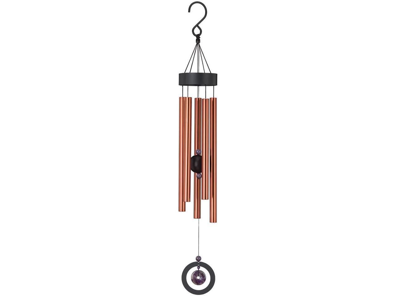 Regal REGL11431 32 inch Healing Stone Wind Chime - Amethyst - Newegg.com