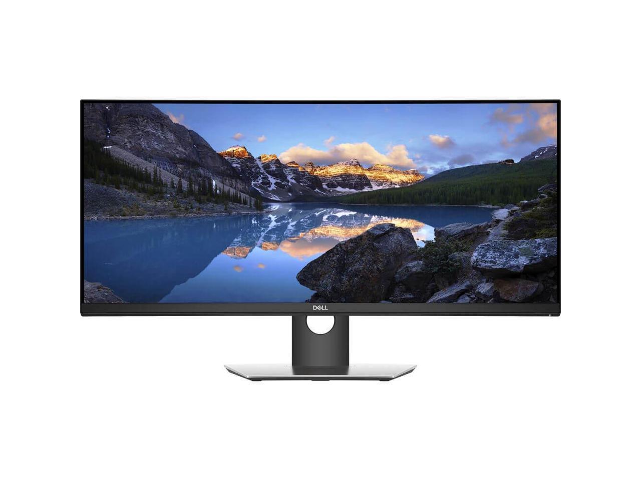 Dell P3418HW 34" IPS Curved Monitor WFHD 2560x1080, 60hz 8ms, height