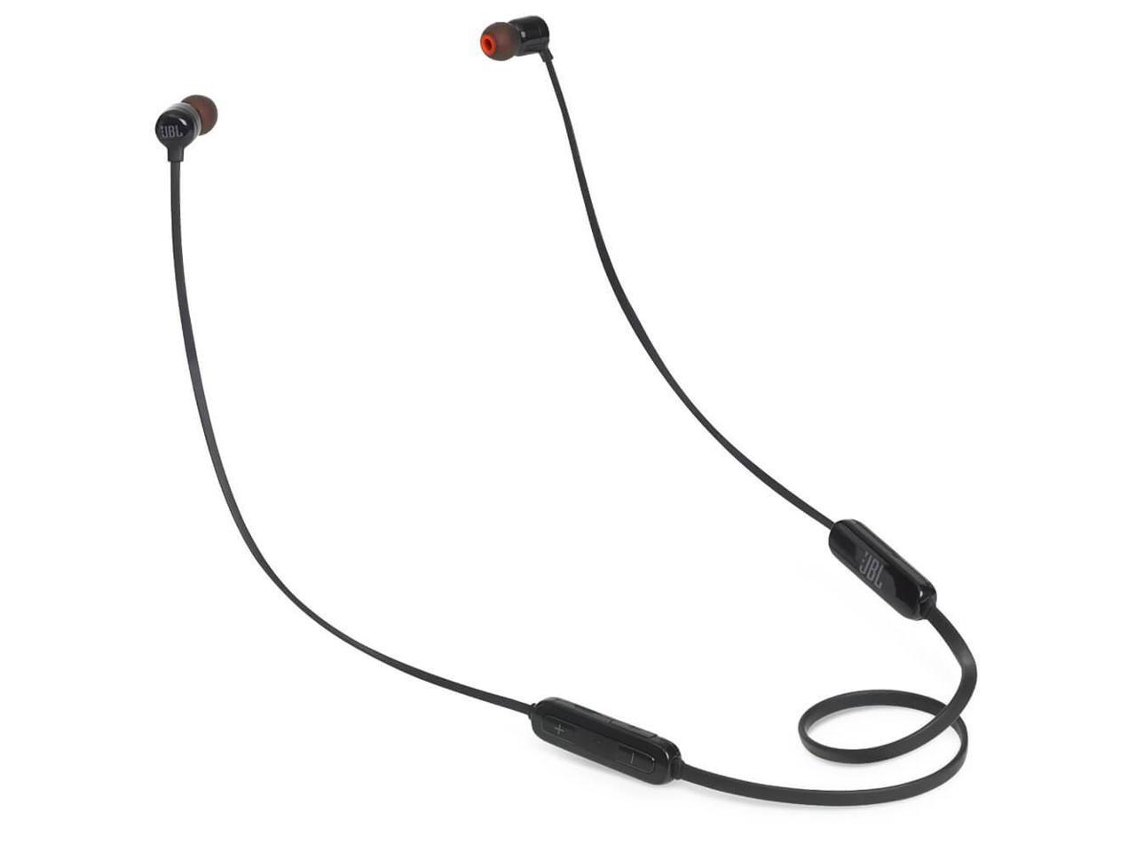 JBL110BTBLK TUNE 110BT Wireless In-Ear Headphones - Black Newegg.com