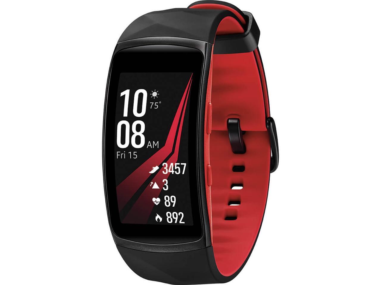 samsung gear fit2 pro small red