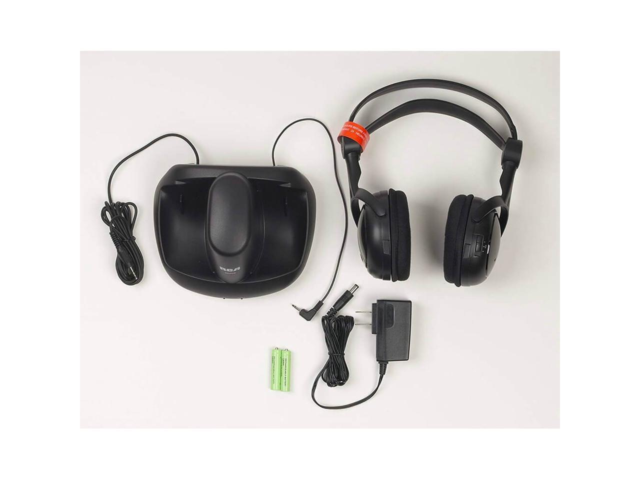 RCA WHP141B 900 MHZ WIRELESS STEREO HEADPHONES