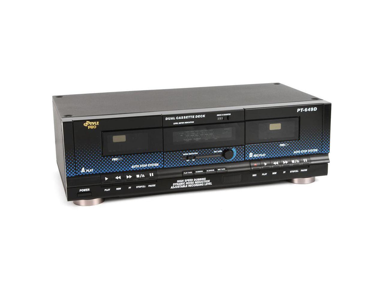 Pyle Home PT649D Dual Cassette Deck