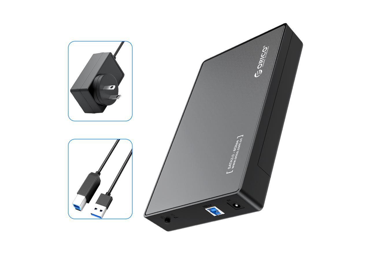 ORICO 3.5" USB 3.0 Aluminum 2/4/5 Bay Tool free HDD Hard Drive Enclosure Case 
