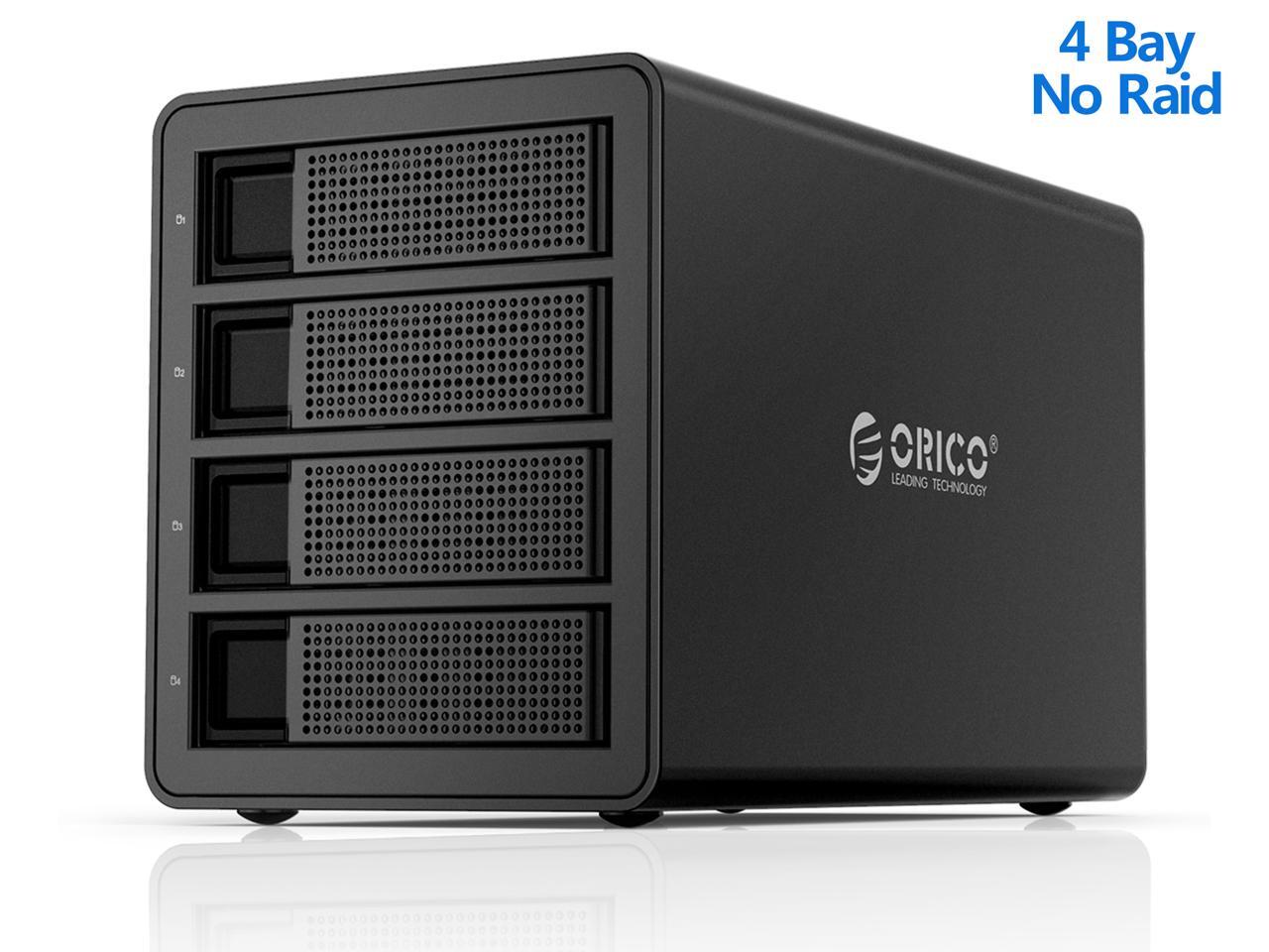 ORICO Aluminum 4 Bay USB 3.0 to SATA External Hard Drive Enclosure